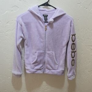 3/$10 Bebe Light Purple Fleece Hoodie